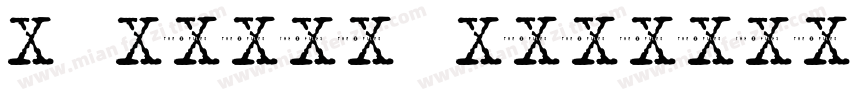 X Elham Regular字体转换